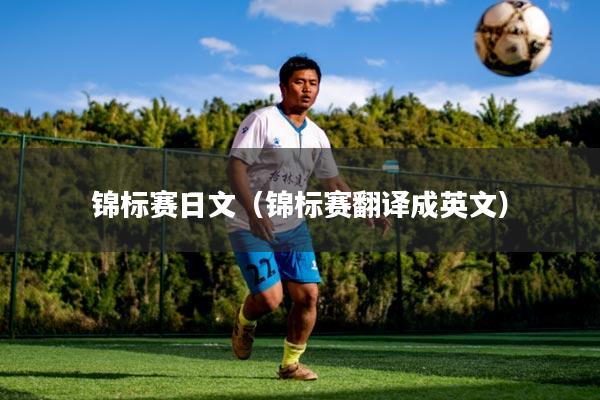 锦标赛日文（锦标赛翻译成英文）