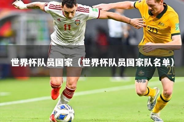 世界杯队员国家（世界杯队员国家队名单）