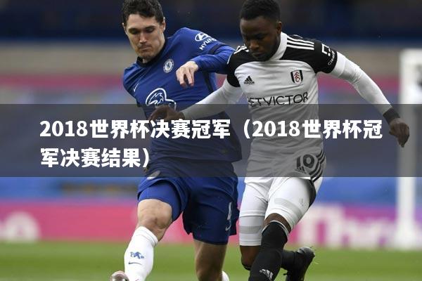 2018世界杯决赛冠军(2018世界杯冠军决赛结果)