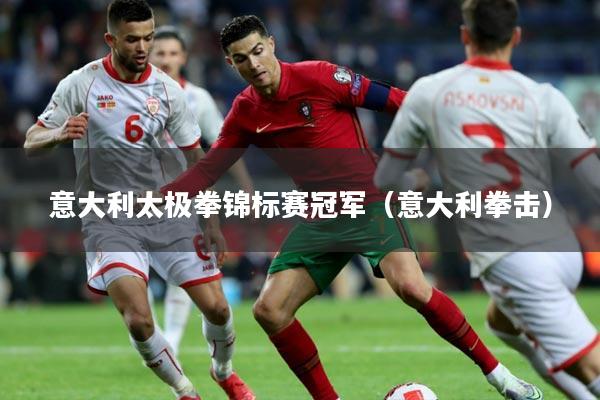 意大利太极拳锦标赛冠军(意大利拳击)