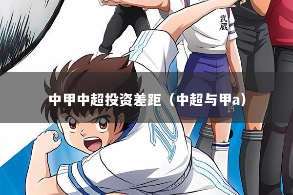 中甲中超投资差距(中超与甲a)